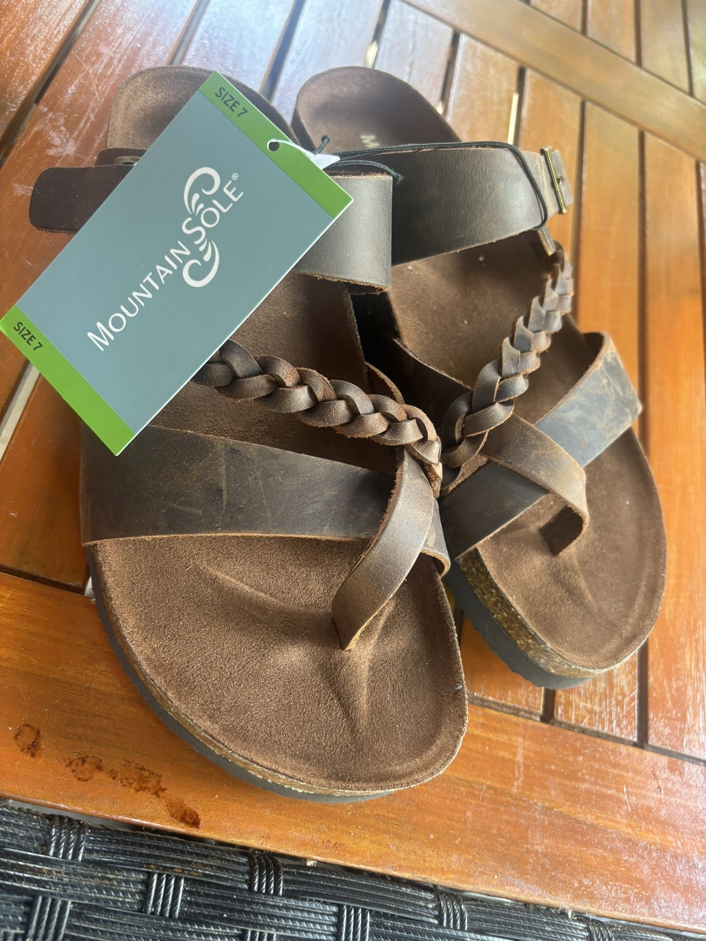 WHITE MOUNTAIN Women's Holland Signature Comfort Molded Braided Footbed Sandal