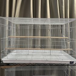 Flight Cage - 30”x18”x18” - White / metal - $30 obo