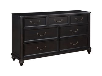 Herman Charcoal Brown Dresser w/ 7 Drawers