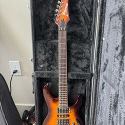 Ibanez S670QM Electric Guitar + Hard Case (Excellent Condition)