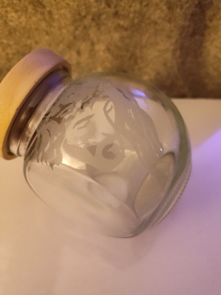 Hand Engraved Custom Jesus Jar