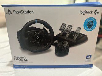 Logitech G923 SE Racing Combo (PS5/PS4/PC) + Shifter Included - Open Box / Like New