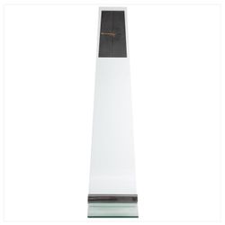 LEON ROSEN FOR PACE POST MODERN GLASS FLOOR CLOCK