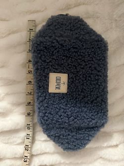Coco & Eve Blue Sherpa Pouch