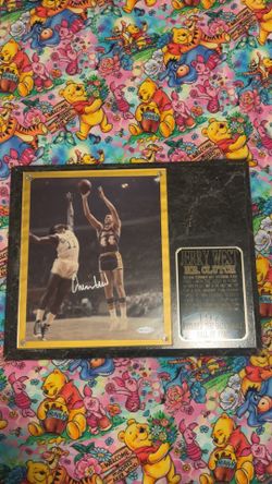 Jerry West Autographed Frame
