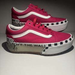 Pink Vans Old Skool Stacked