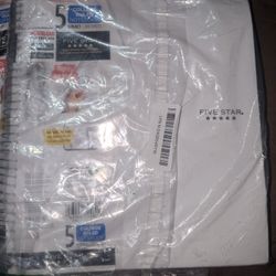 Five Subject College Ruled Notebooks Two Of Them Brand New