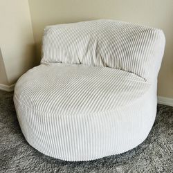 Beige Plush Seat