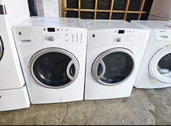 GE WASHER AND WASHER