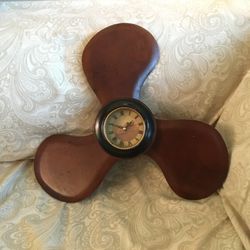 propeller prop clock nautical marine coastal home wall decor boat yacht ship