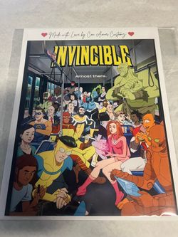 8” x 10” Sublimated Metal Aluminum Invincible