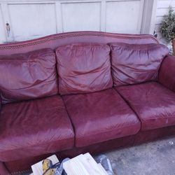 Italian Leather Couch