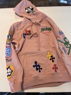 sex hoodie ダメージ加工 SAINT MXXXXXX - Distressed Cotton-Jersey Zip-Up Hoodie