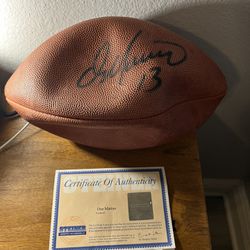 Official NFL Football Signed By Dan Marino