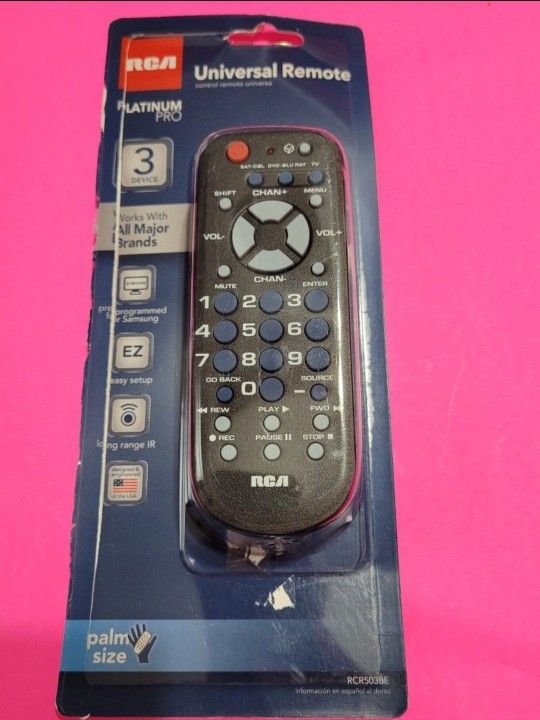 RCA Universal Remote Control for TV, VCR, DVD & Cable in Black!!!