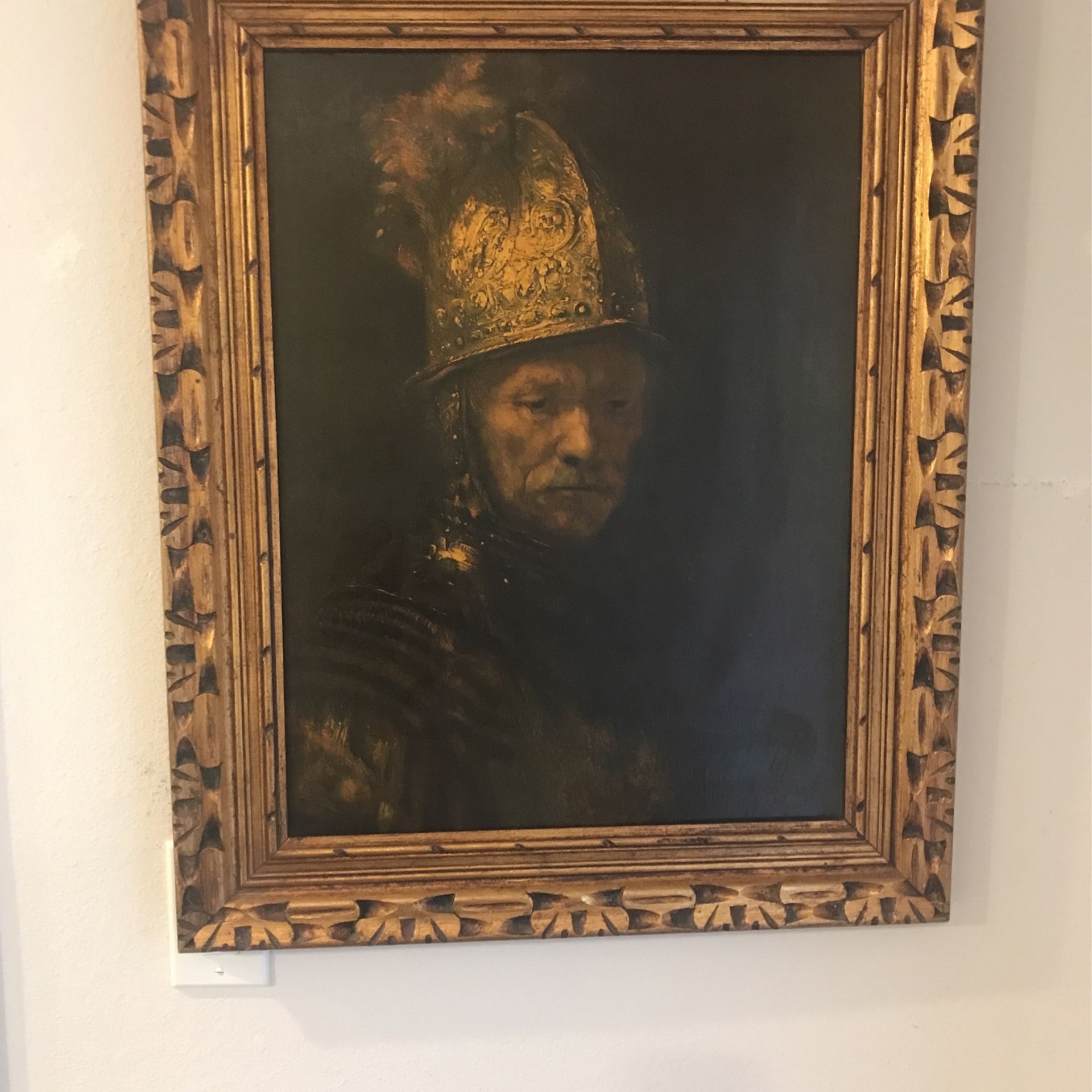 Rembrandt Art “Mann mit dem Gold helm”