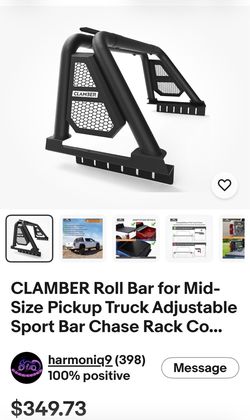 Clamber Roll Bar Sport Chase Rack for Pickup Truck