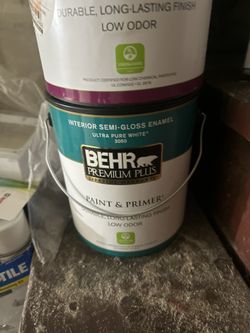 Behr Interior Semi Gloss, Ultra Pure White$30