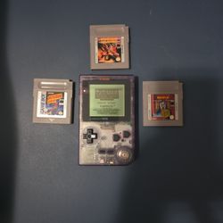 Nintendo Gameboy Pocket With Games