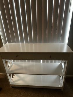 Console table with drawer