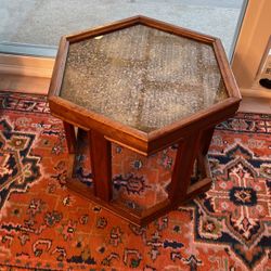 John Keal for Brown Saltman Hexagonal Side Table
