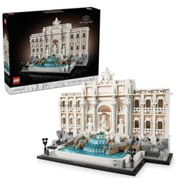 LEGO Architecture Trevi Fountain Building Set - Collectible Model of Italian Landmark for Display for Adults, 18+ - Gift for Women & Men - 21062