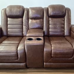 2 - Ashley Backtrack Loveseats 