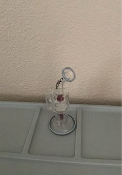 Toro Glass Dab Rig Double Macro Aqua Violet UV $470