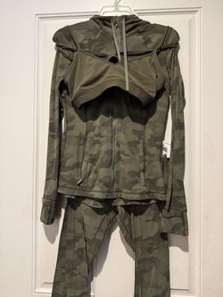 Lululemon 🍋 🪖 Green Camo 3 Piece SET!!!