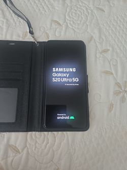 Samsung Galaxy S20 Ultra with Wallet Case