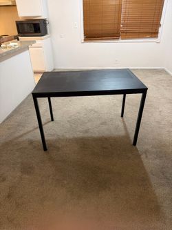 Black desk
