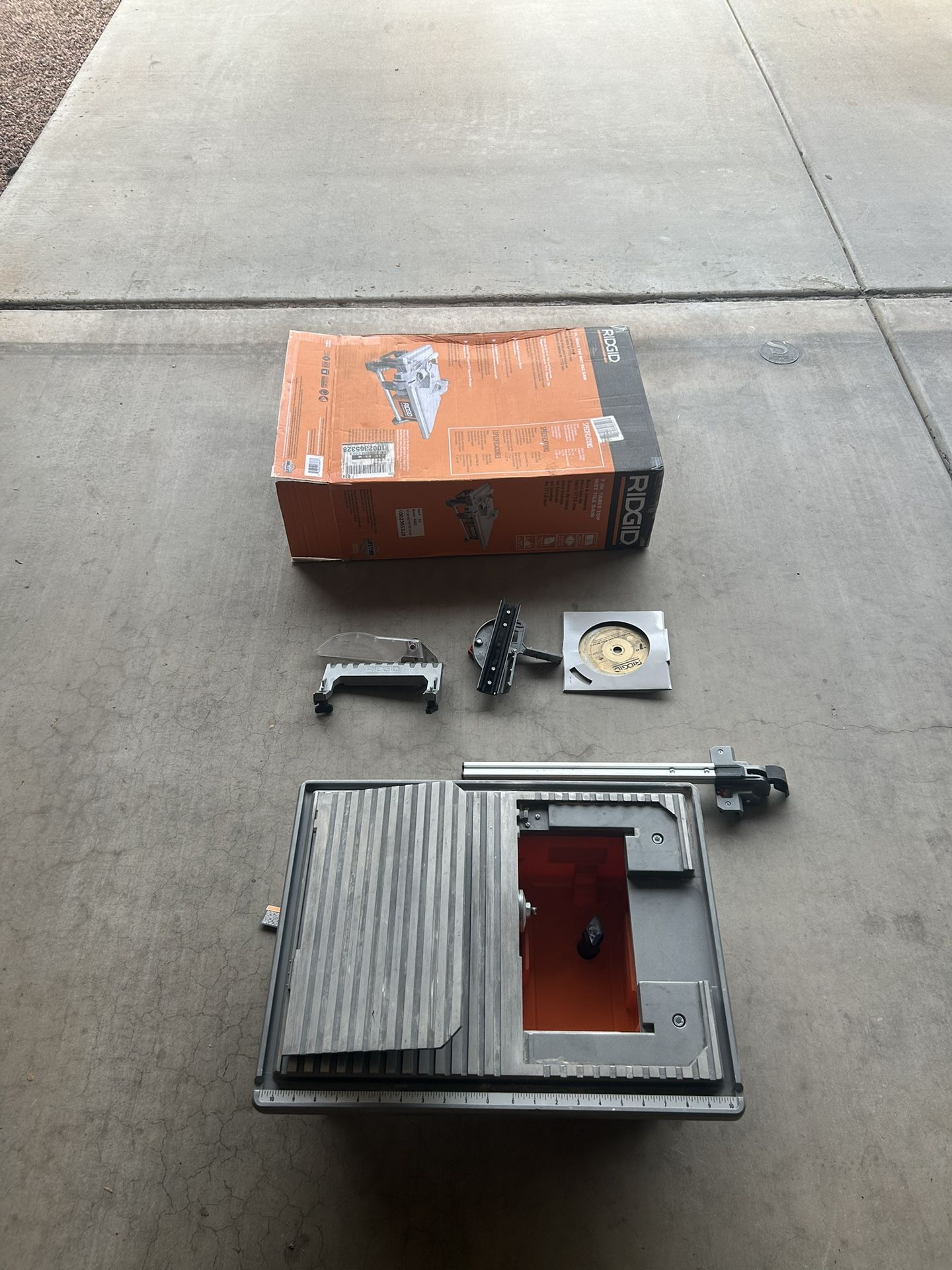 Ridgid Table Top Wet Tile Saw