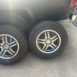 Rims and tires for sale size 2 25 x 70 rim 15