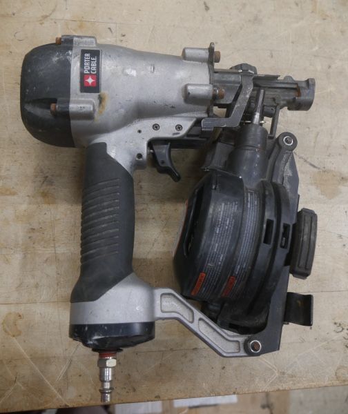 Porter and Cable RN175C roofing coil AIR nailer pre owned 886304-2