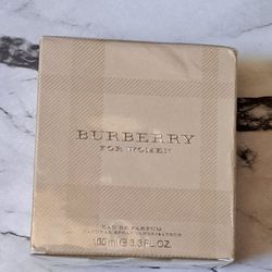 NEW & SEALED AUTHENTIC BURBERRY WOMAN'S LARGE 3.3 OZ PARFUM SPRAY 35$