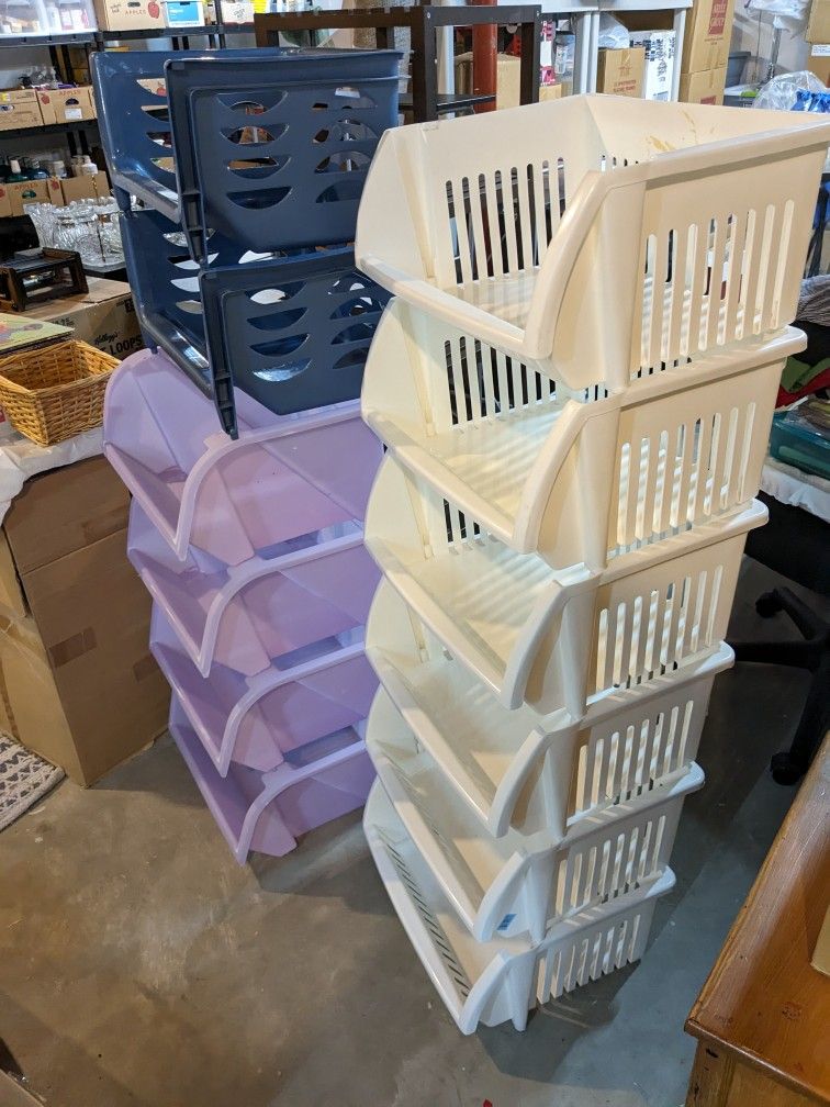 Classic Open Stacking Bins (3 Styles)