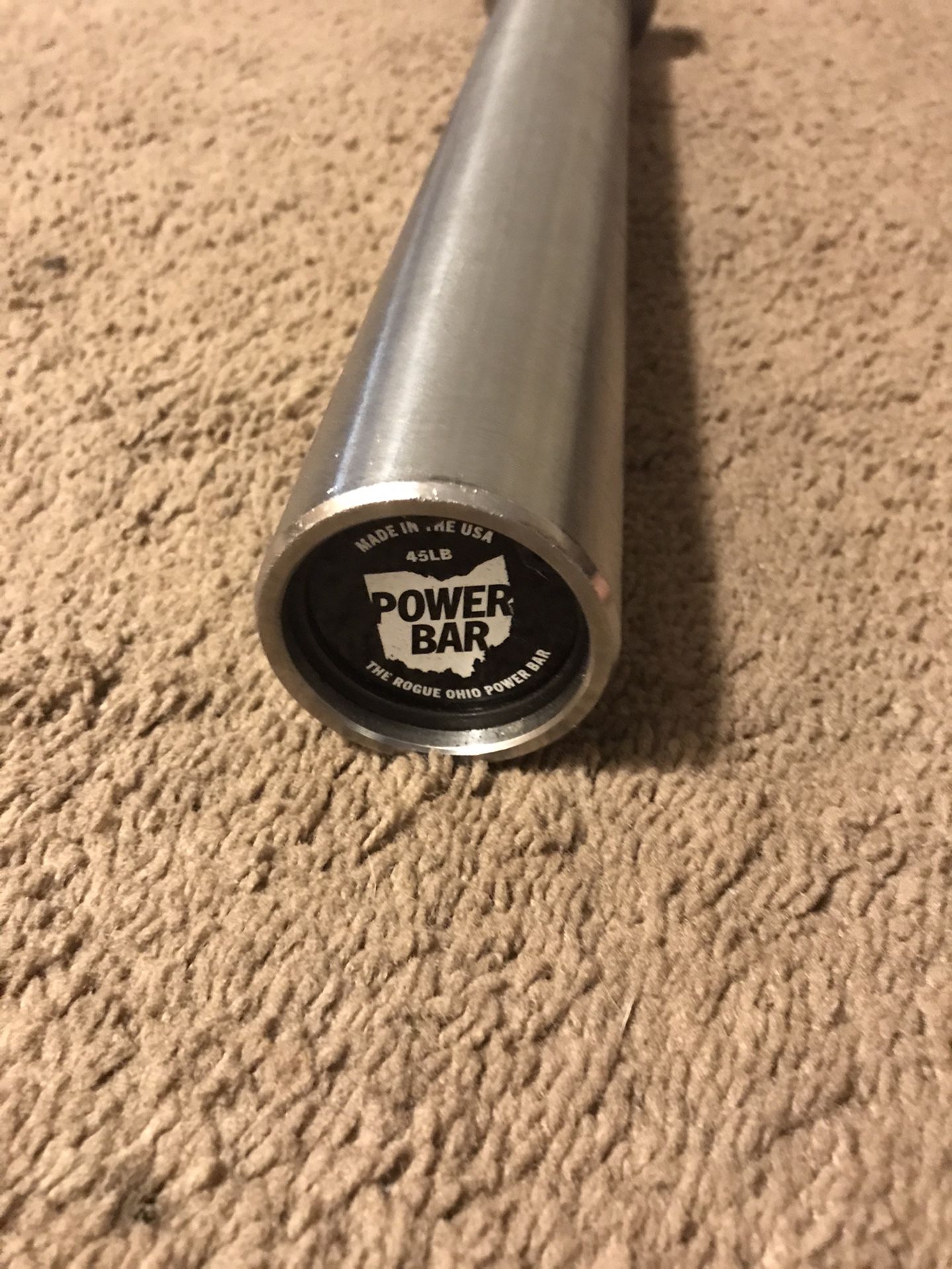 Rogue Fitness Ohio Power Barbell Bare Steel