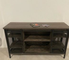 Bar Cart/ Industrial - Brown