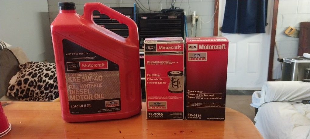 2008-2010 6.4 F20 Complete Oil Change And Fresh Fuel Filters