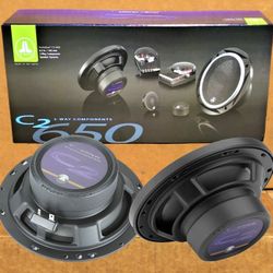 JL Audio C2 Series Car Speakers 6 1/2" 2-Way Component Speaker System 225 Watts C2-650 🚨 Payment Options Available 🚨 No Credit Needed 🚨 