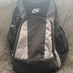 NIKE DB VARSITY 3 Section BACKPACK Large BA-2521-077 Black and Dark Grey