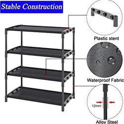 Shelaket 4 Tiers Shoe Rack