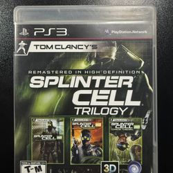 Tom Clancy's Splinter Cell: Trilogy (Sony PlayStation 3, 2011) PS3 Video Game
