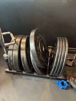 45LB Bumper Plates Set