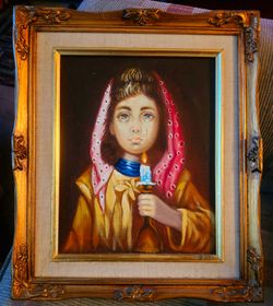 Vintage 1950s Lagond Girl with Candle