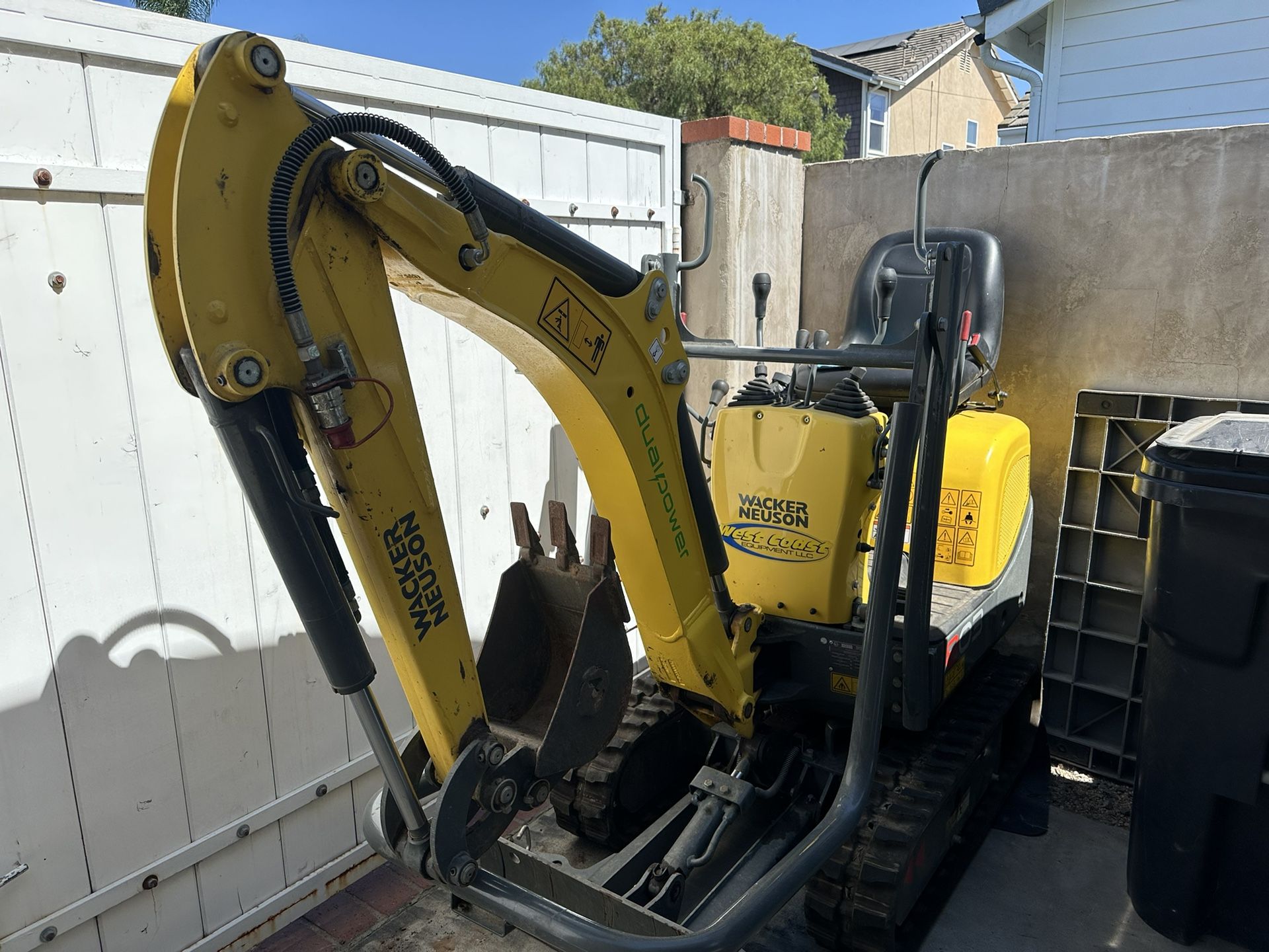 2021 Wacker Neuson Mini Excavator 803 and Breaker