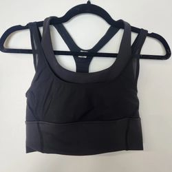 lululemon athletica Black Sports Bra, Size Small