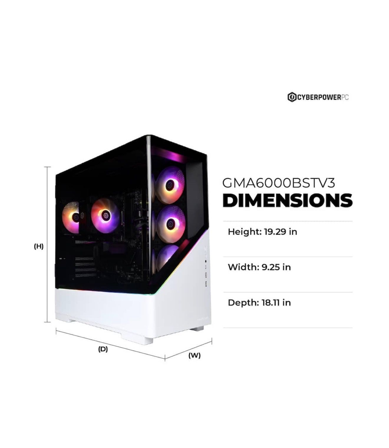 CYBERPOWER PC & MONITOR