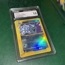 Graded Pokemon Card 2002 Cloyster 8/165 GEM MINT 10