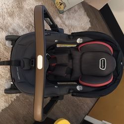 Evenflo Shyft DualRide Infant Car Seat Stroller Combo with Carryall Storage